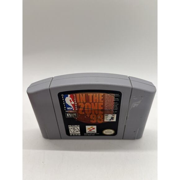 NBA: In the Zone '98 (Nintendo 64, N64 1998) Authentic Cartridge Only Tested - Picture 1 of 6